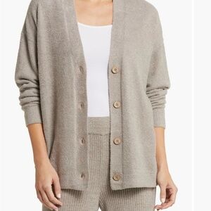 Barefoot Dreams Soft Taupe Cardigan